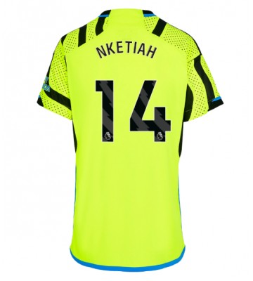 Arsenal Eddie Nketiah #14 Udebanetrøje Dame 2023-24 Kort ærmer